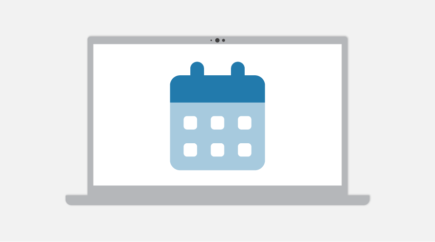 Laptop with a multi-users icon on screen.